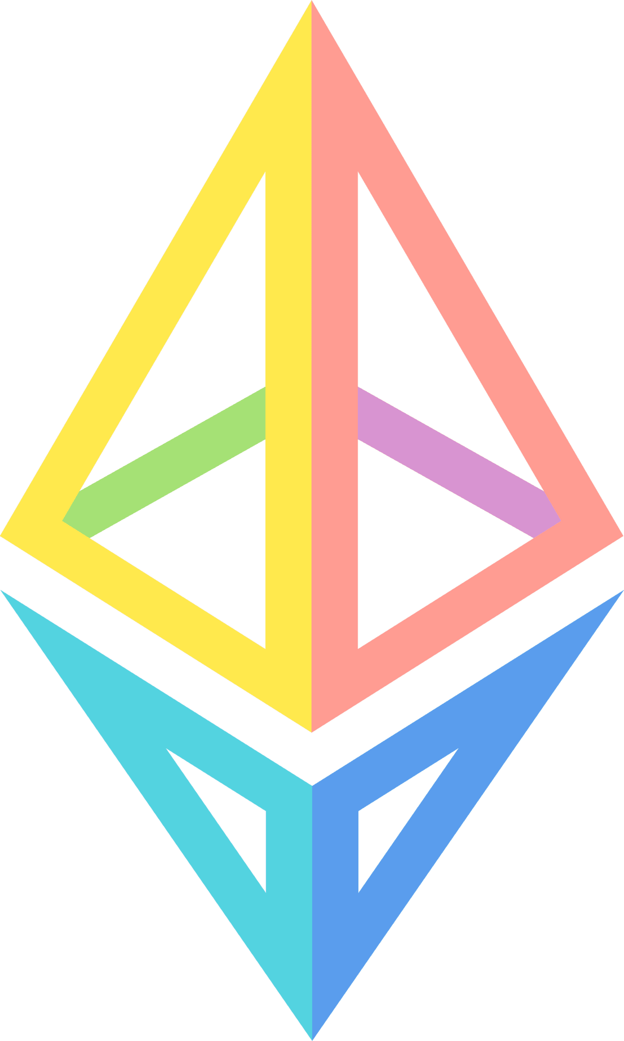 The Ethereum diamond symbol
