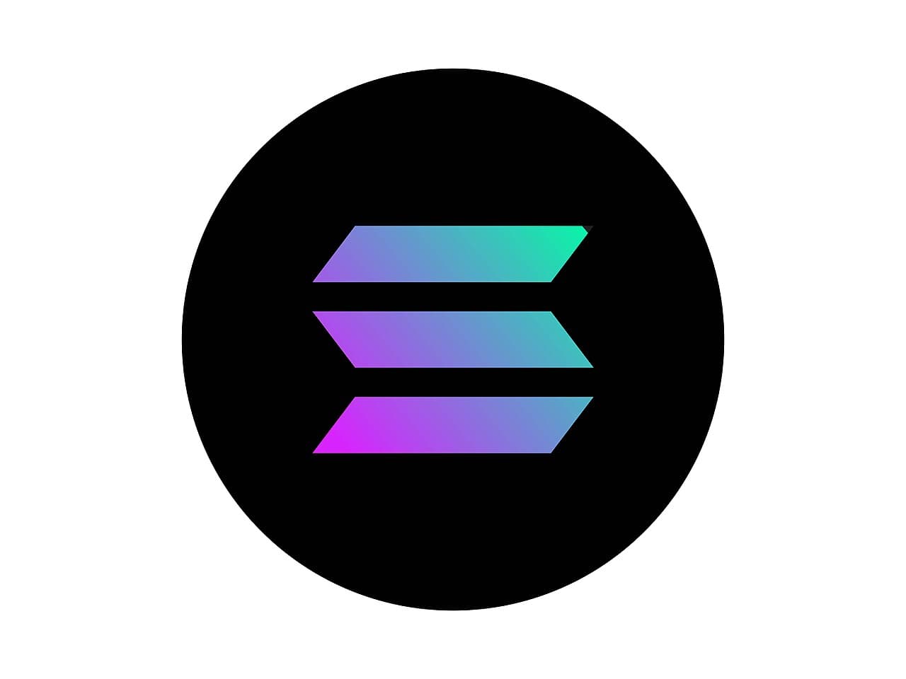 The Solana (SOL) logo, illustrating an article about how long unstaking SOL takes on Solflare