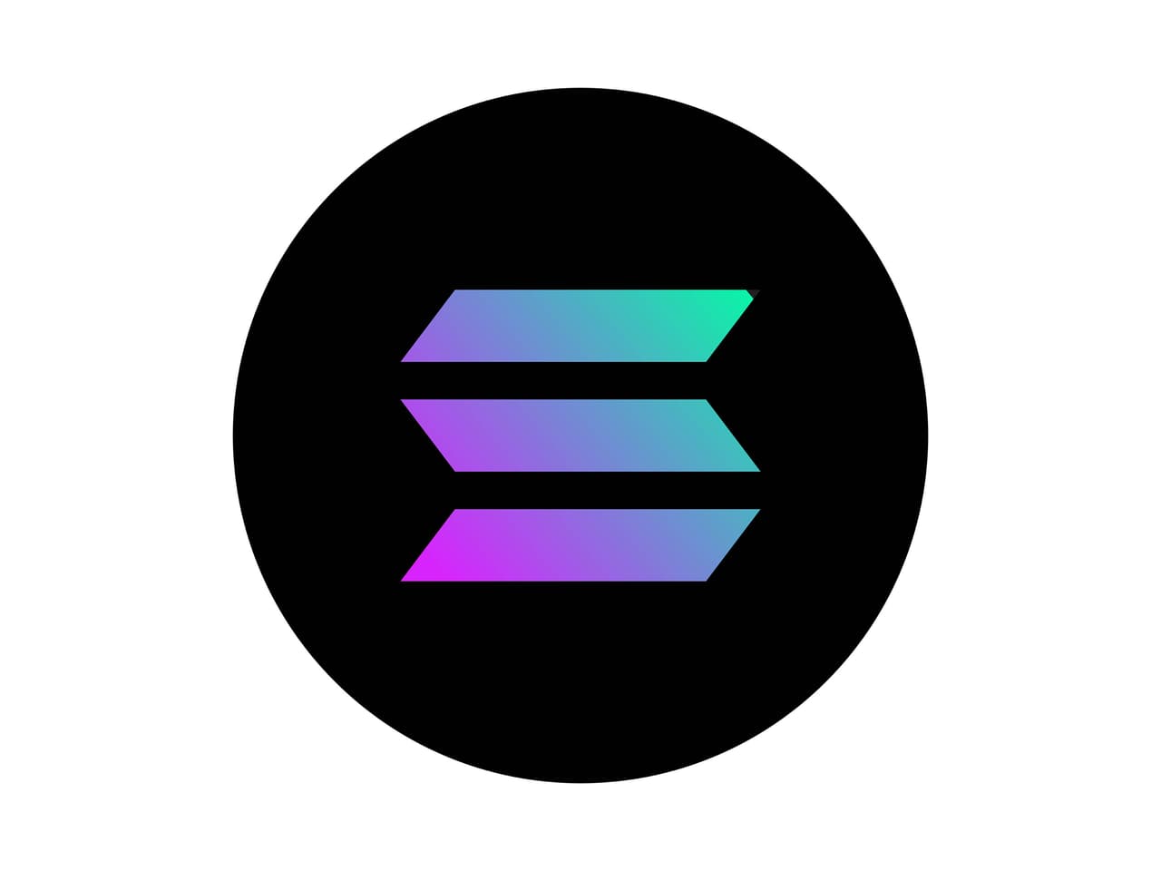 The Solana (SOL) logo, illustrating an article about how long unstaking SOL takes on Solflare